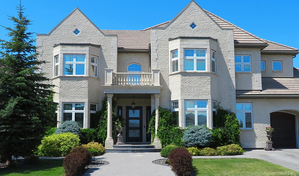 Blanco casa del ladrillo