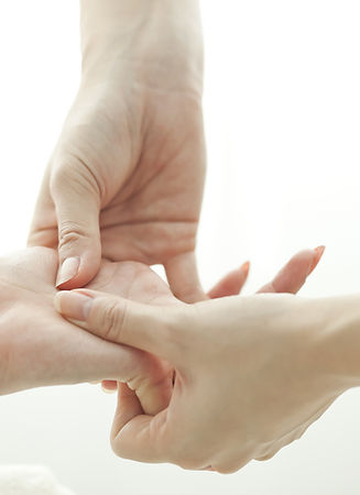 un soin d'acupressure