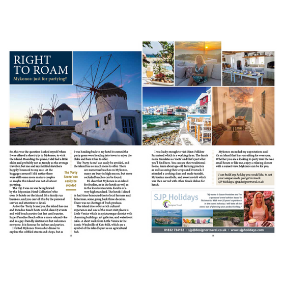In The Press: Mykonos: Just for partying?, Oundle Life