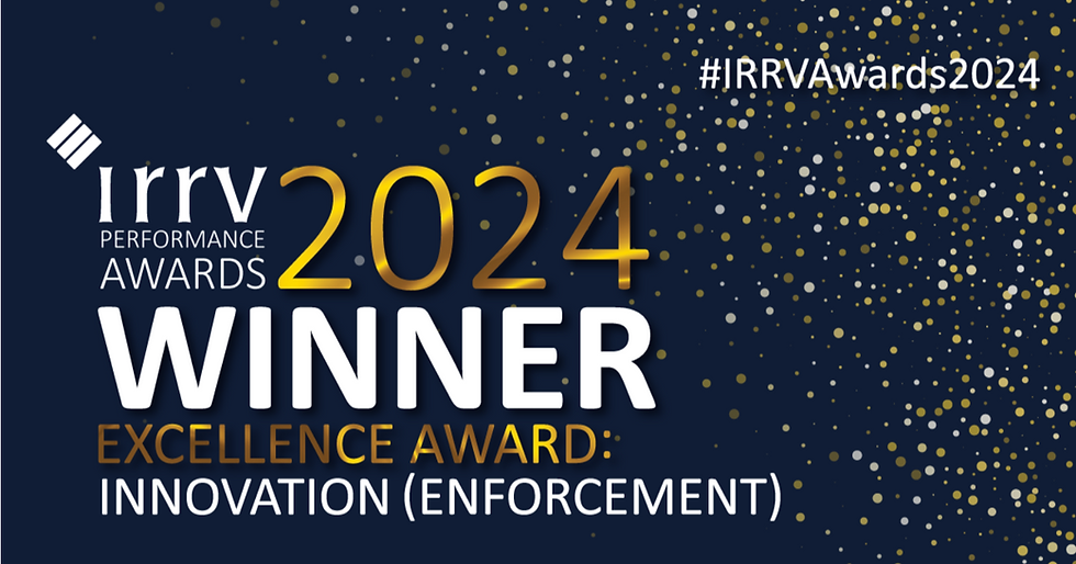 Dukes win ‘Excellence in Innovation’ IRRV Performance Award!