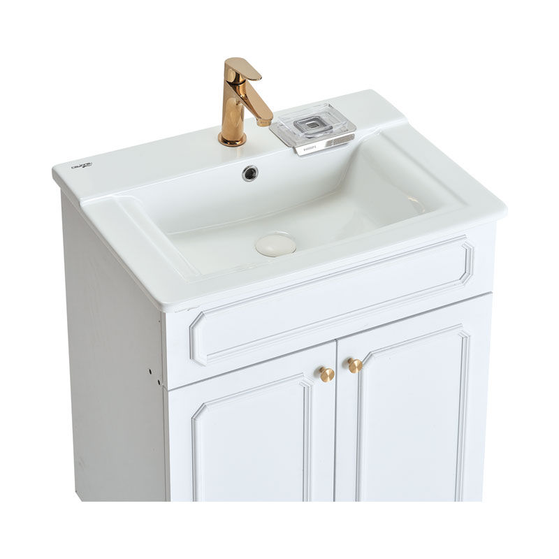 섬네일: 2 도어 다리형 하부장 / 화이트 CB2000 WT