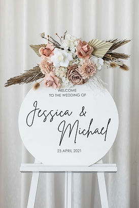 Ceremony signage