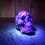 Miniature : Crâne sculpté en yooperlite 