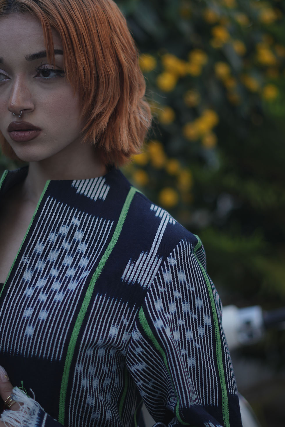 Thumbnail: African landscape green Baulé Jacket