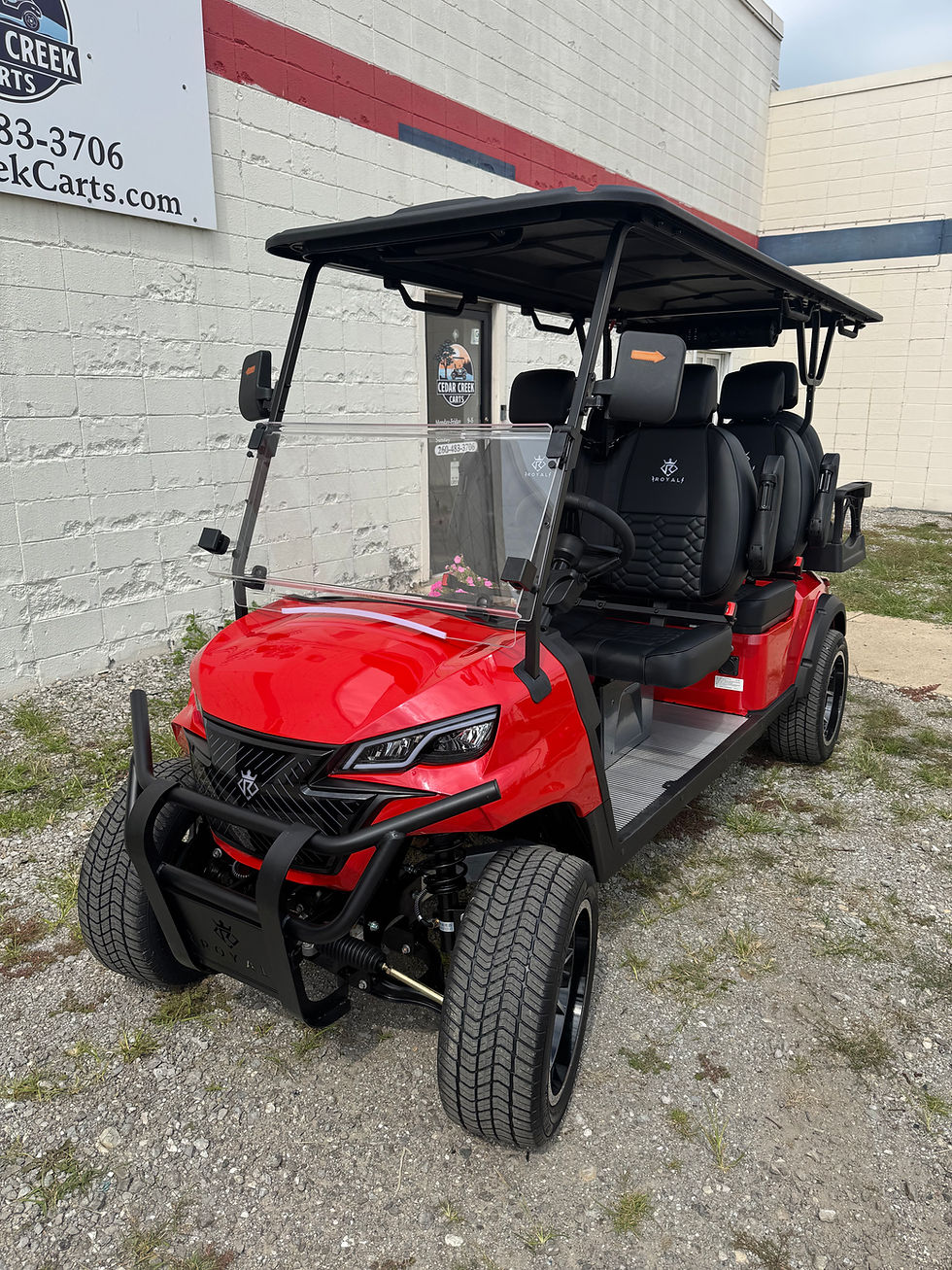 Thumbnail: #1139 - 2027 Majesty XL 72V Lithium 6 Passenger (Red)
