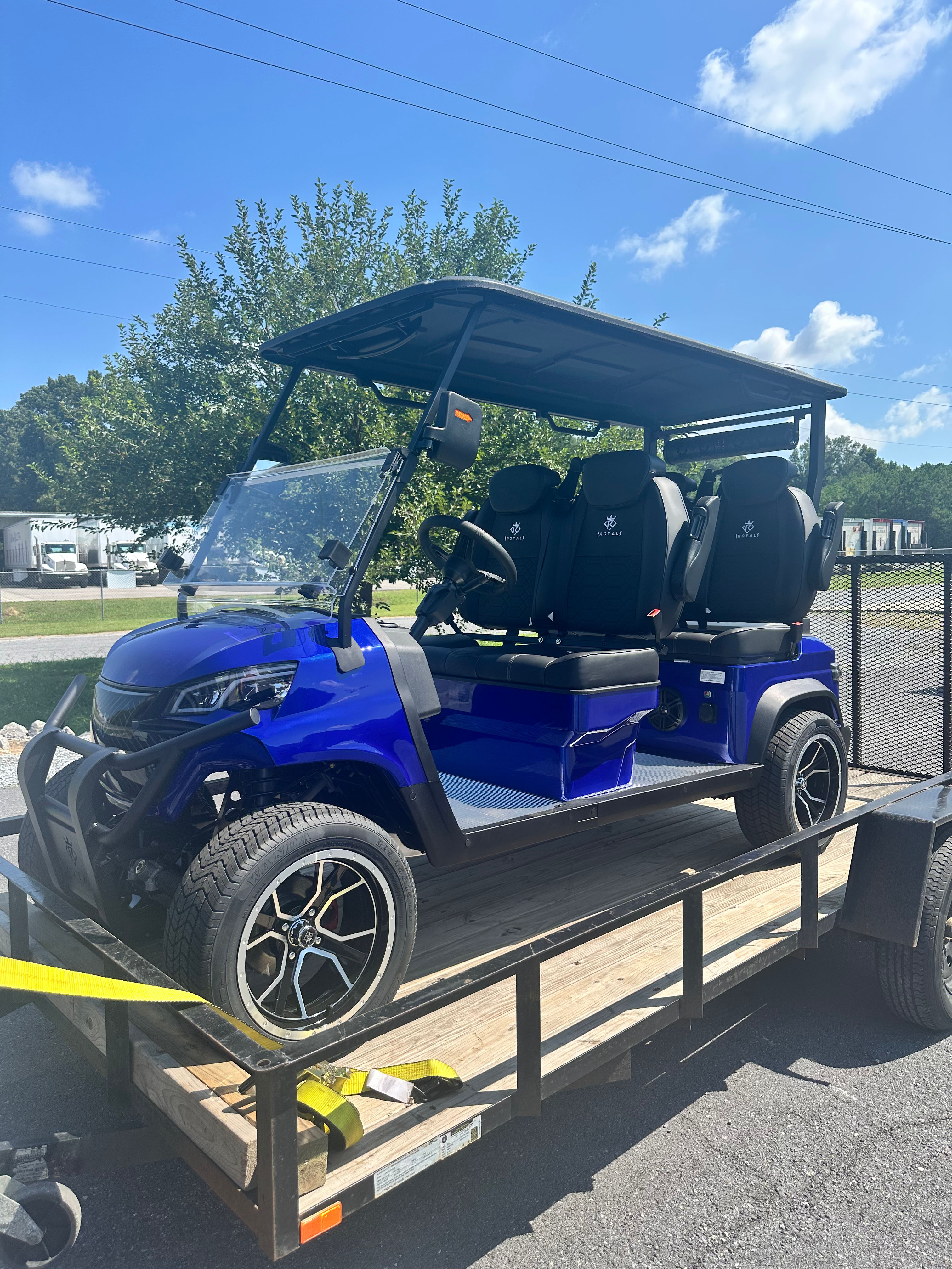 #1117 - 2026 Majesty  72V Lithium 4 Passenger All Forward Facing (Blue)