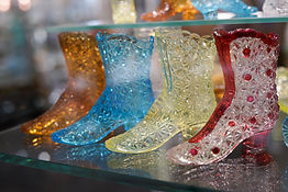 George Duncan & Sons glass boots (National Duncan Glass Society).jpg