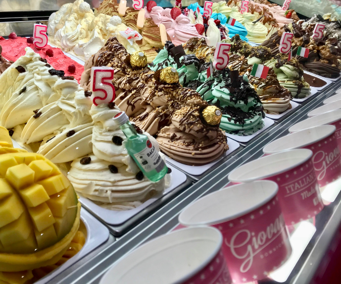 Arranged Food and Objects