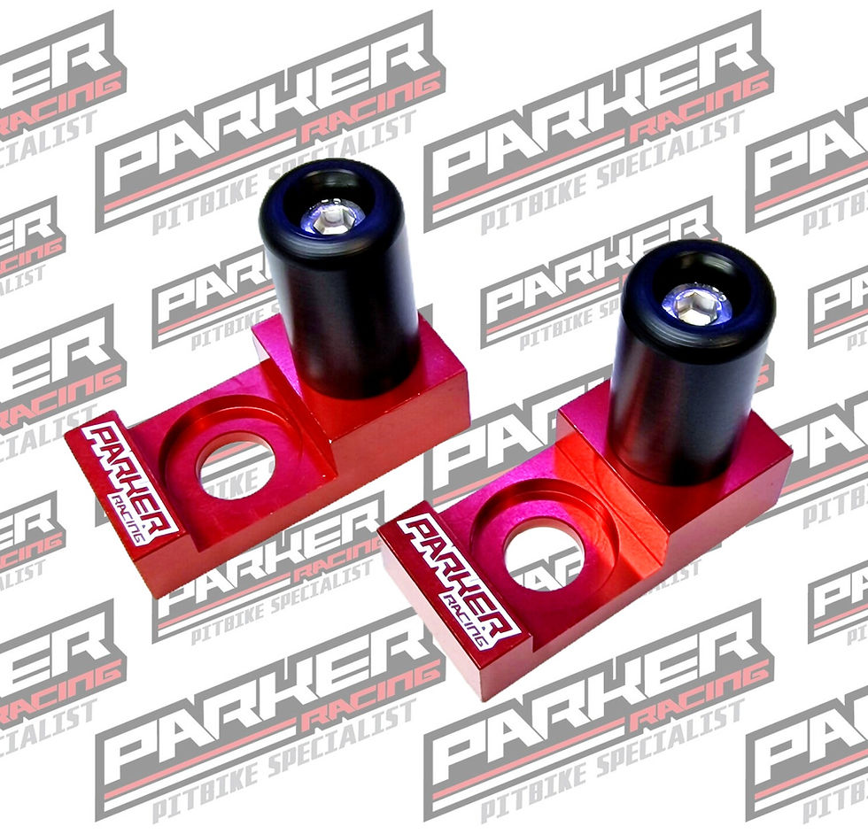 Thumbnail: Pit Bike Supermoto Axle Block Set CNC