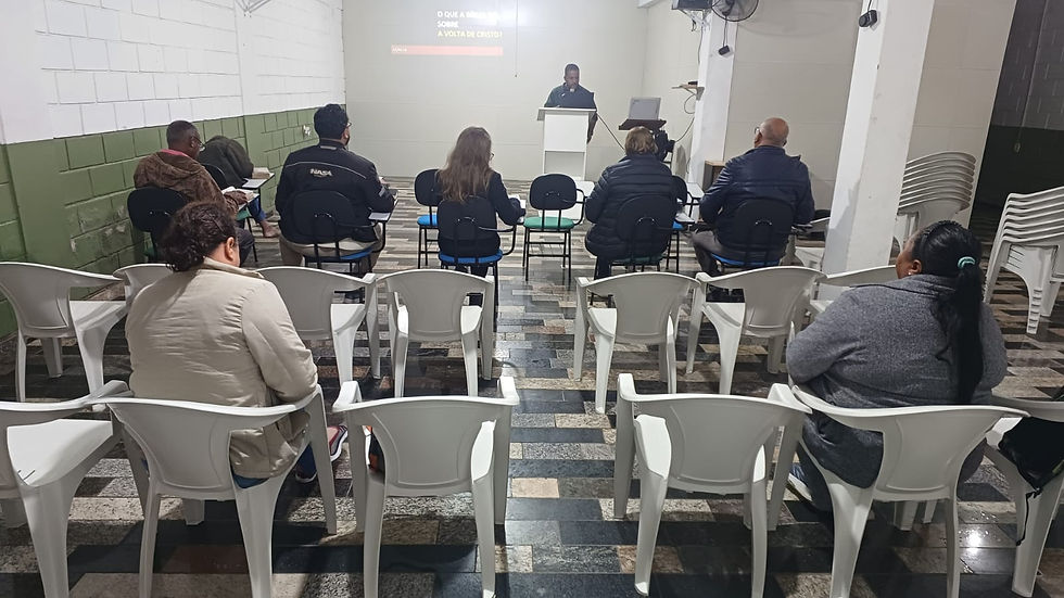 AULA 10 DO CURSO "O QUE A BÍBLIA DIZ" NA UNIDADE DE NOVA VENEZA EM SUMARÉ