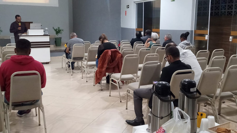 AULA 1 DO CURSO DO ESPÍRITO SANTO NA UNIDADE DO CAMPO GRANDE EM CAMPINAS