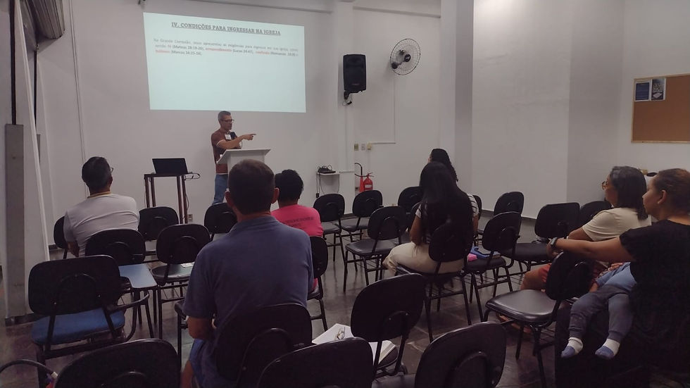 AULA 8 DO CURSO "O QUE A BÍBLIA DIZ" NA UNIDADE DO DIC EM CAMPINAS