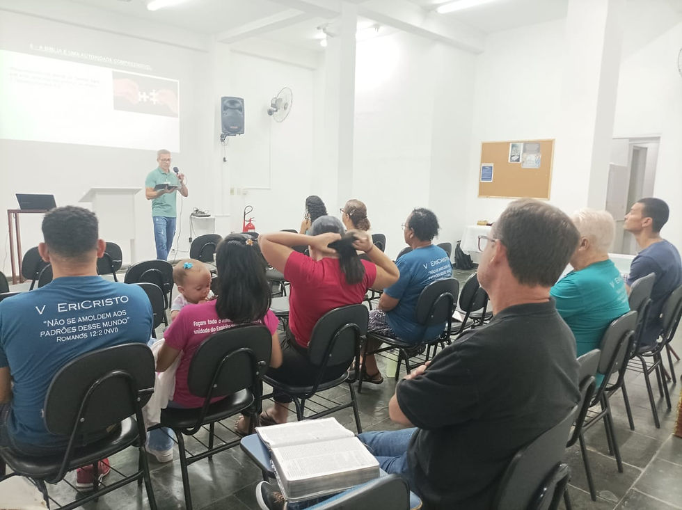 AULA 3 DO CURSO "O QUE A BÍBLIA DIZ SOBRE A AUTORIDADE RELIGIOSA" NA UNIDADE DO DIC EM CAMPINAS