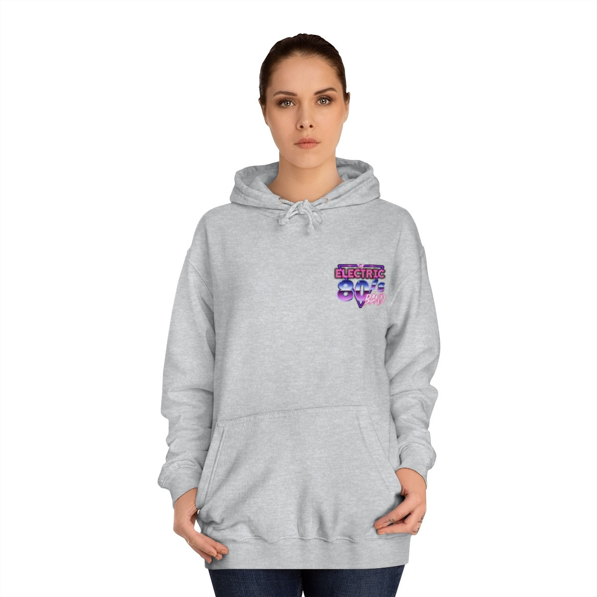 The Electric 80's Band Unisex College Hoodie