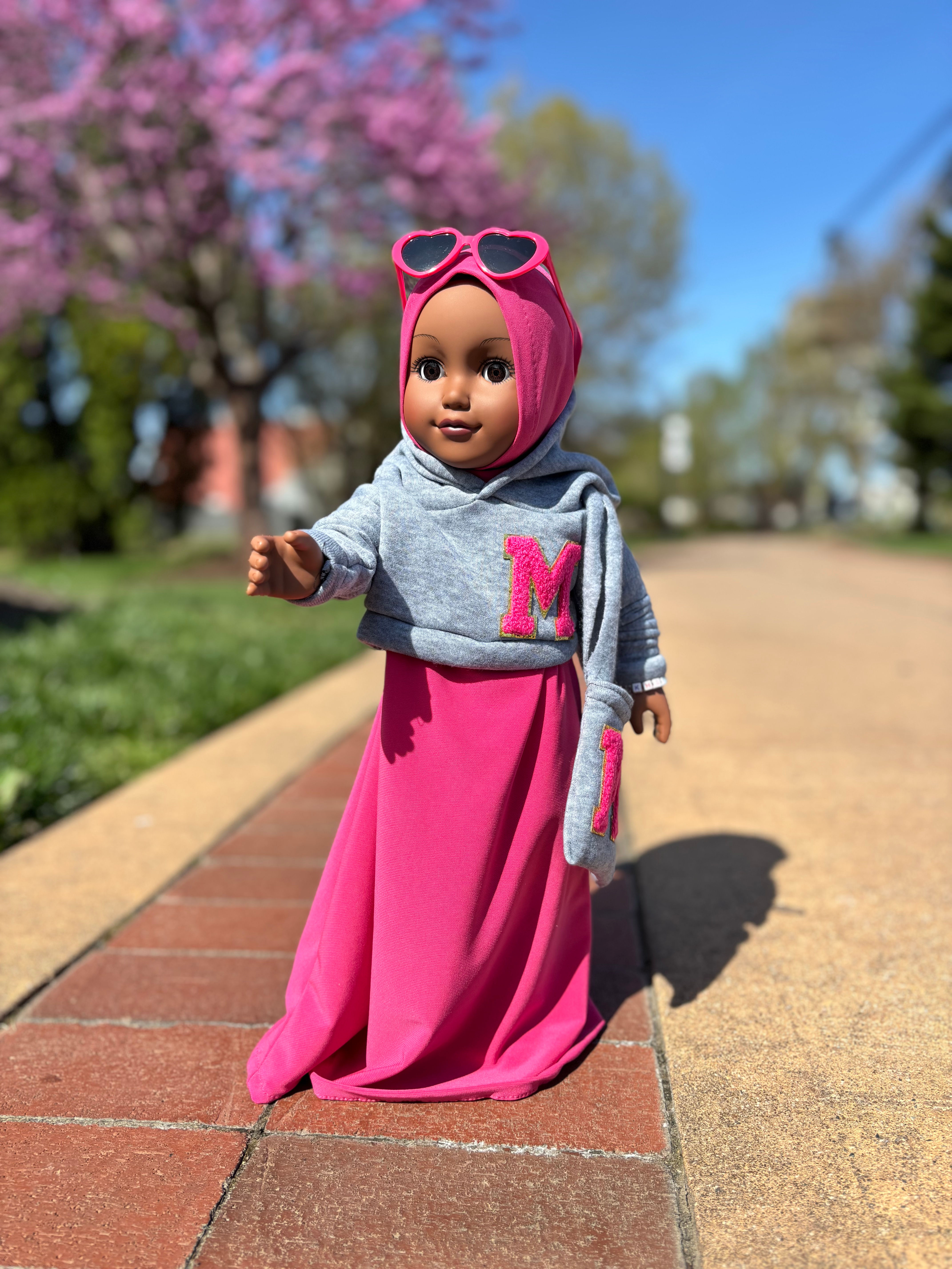Outfit “M” is for Muslimah Doll #1