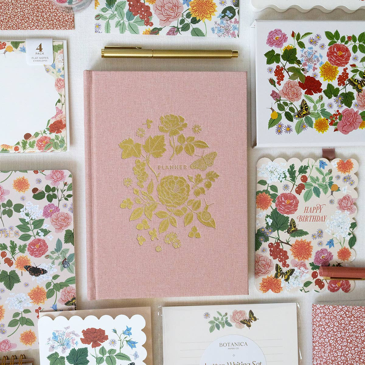 Linen-Bound Undated Planner | Reverie