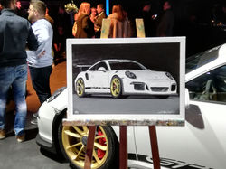 alexis peret artiste peintre automobile évènement west motos lyon porsche