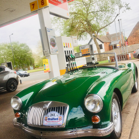 Fuel stop en route @Shell