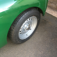 Period look, original banded wheels reunited
