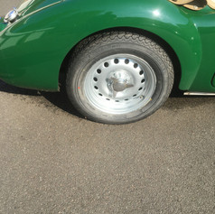 Period look, original banded wheels reunited