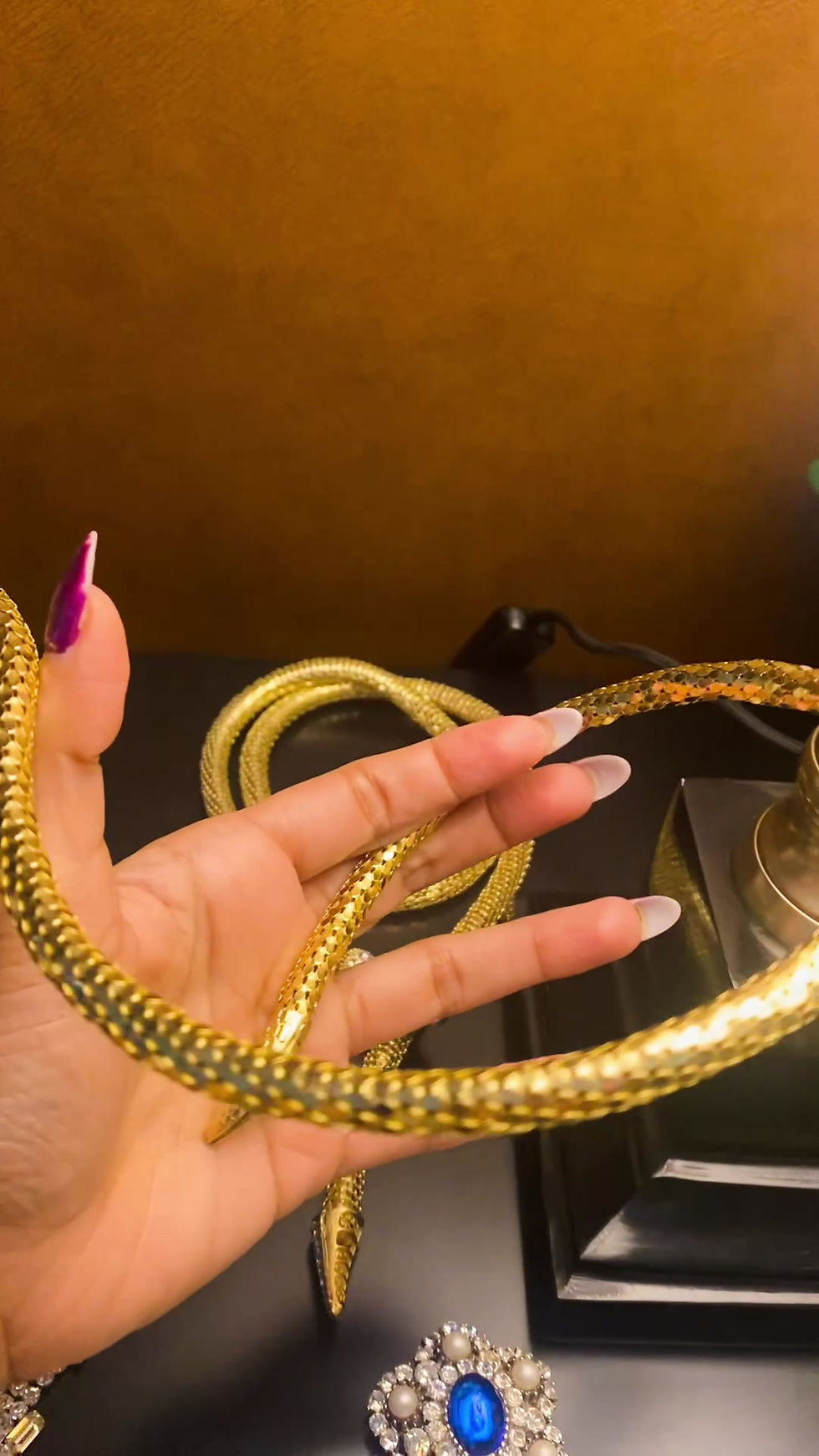 Thumbnail: 1980s Vintage Serpenti Collar Necklace