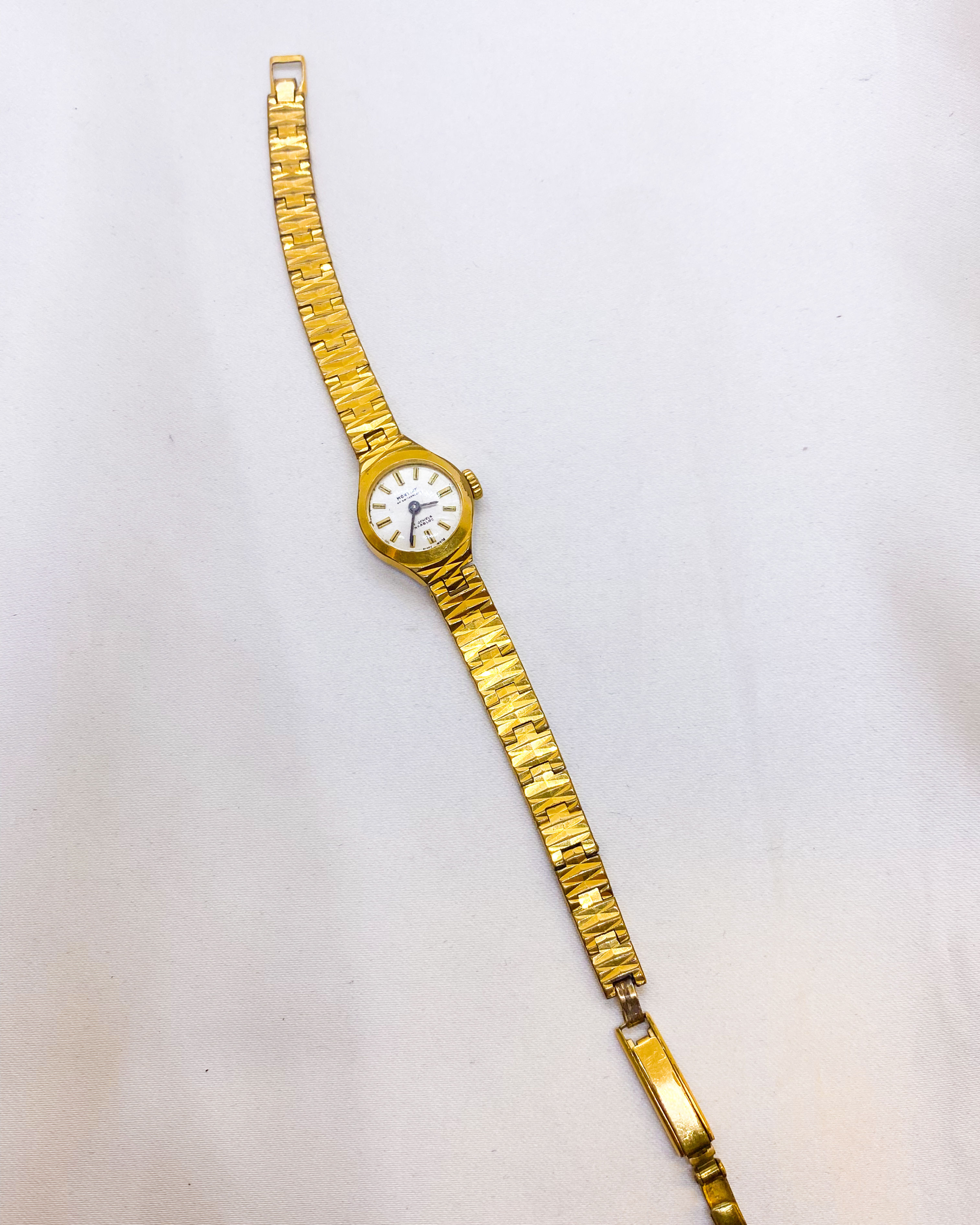 Montine of Switzerland – 17 Jewels Gold-Plated Ladies Cocktail Watch, Circa 1950