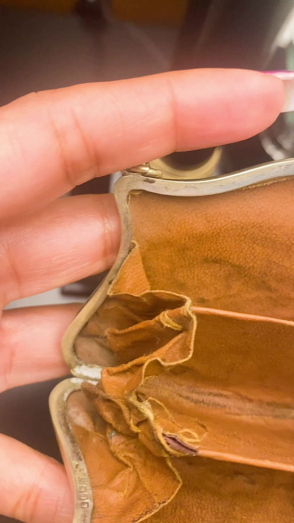 Thumbnail: 1900s Edwardian EPNS Silver Plated Antique Coin Dance Purse