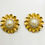 Thumbnail: 1980s Golden Sunflower Pearl Clip On