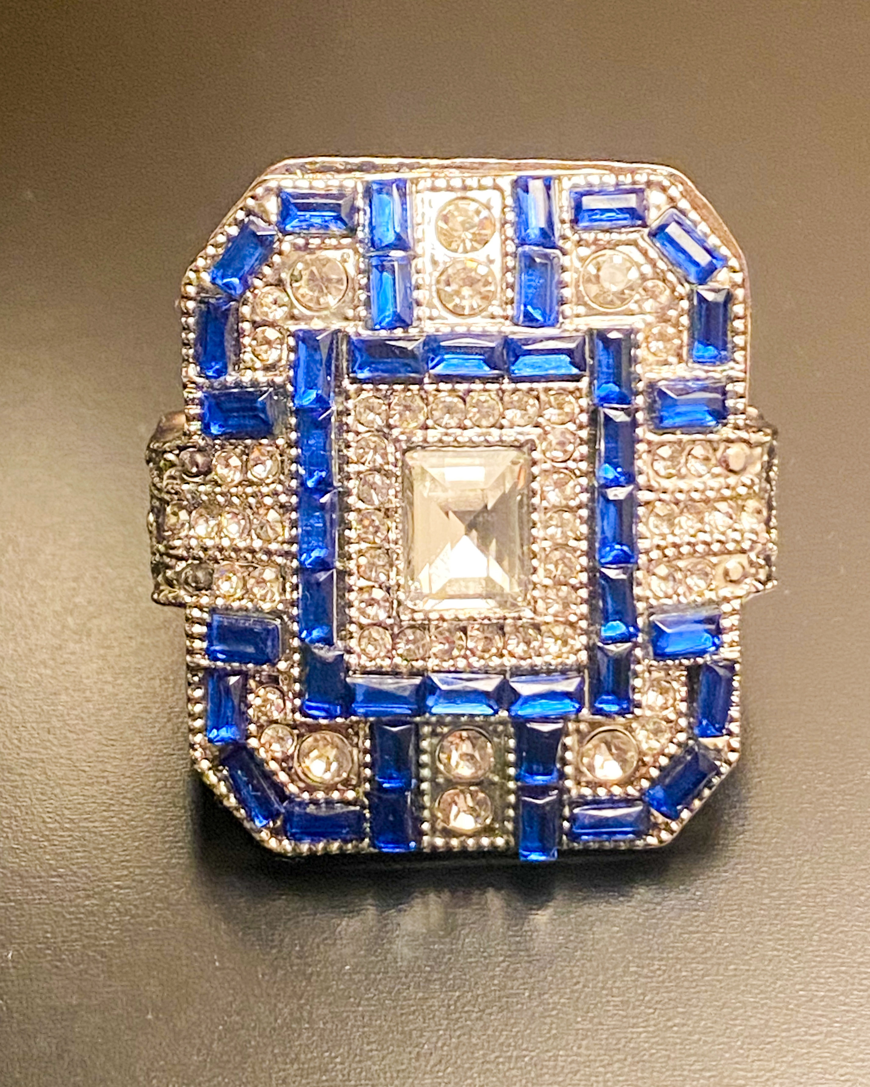 1990s Zirconia and Paste Statement Cocktail Ring (AVAILABLE ONLY IN STORE)