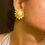 Thumbnail: 1980s Golden Sunflower Pearl Clip On