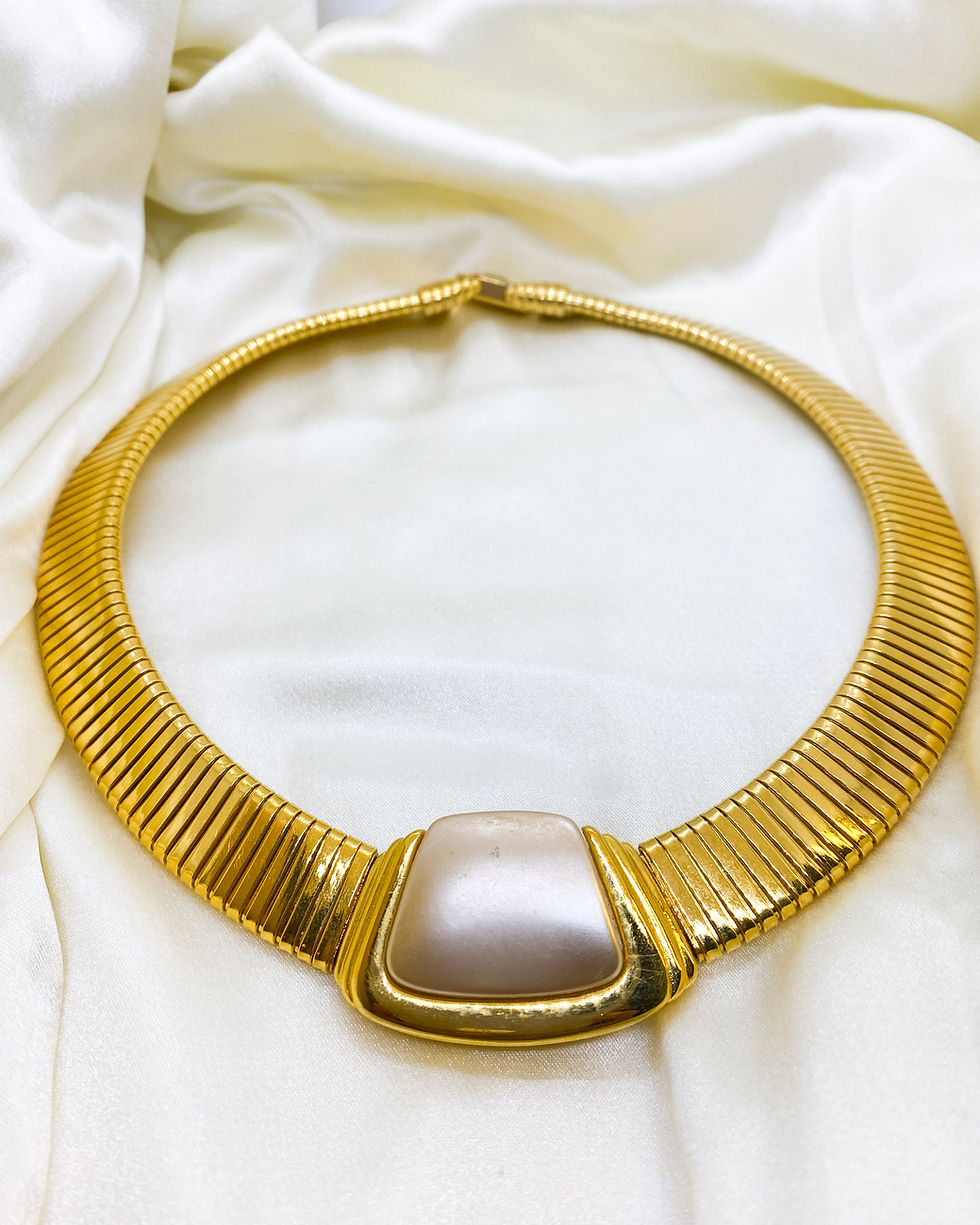 Thumbnail: 1980s copyright-signed NAPIER Omega necklace