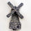 Thumbnail: Late Edwardian Pure Silver & Marcasite Windmill Brooch with Moving Blades