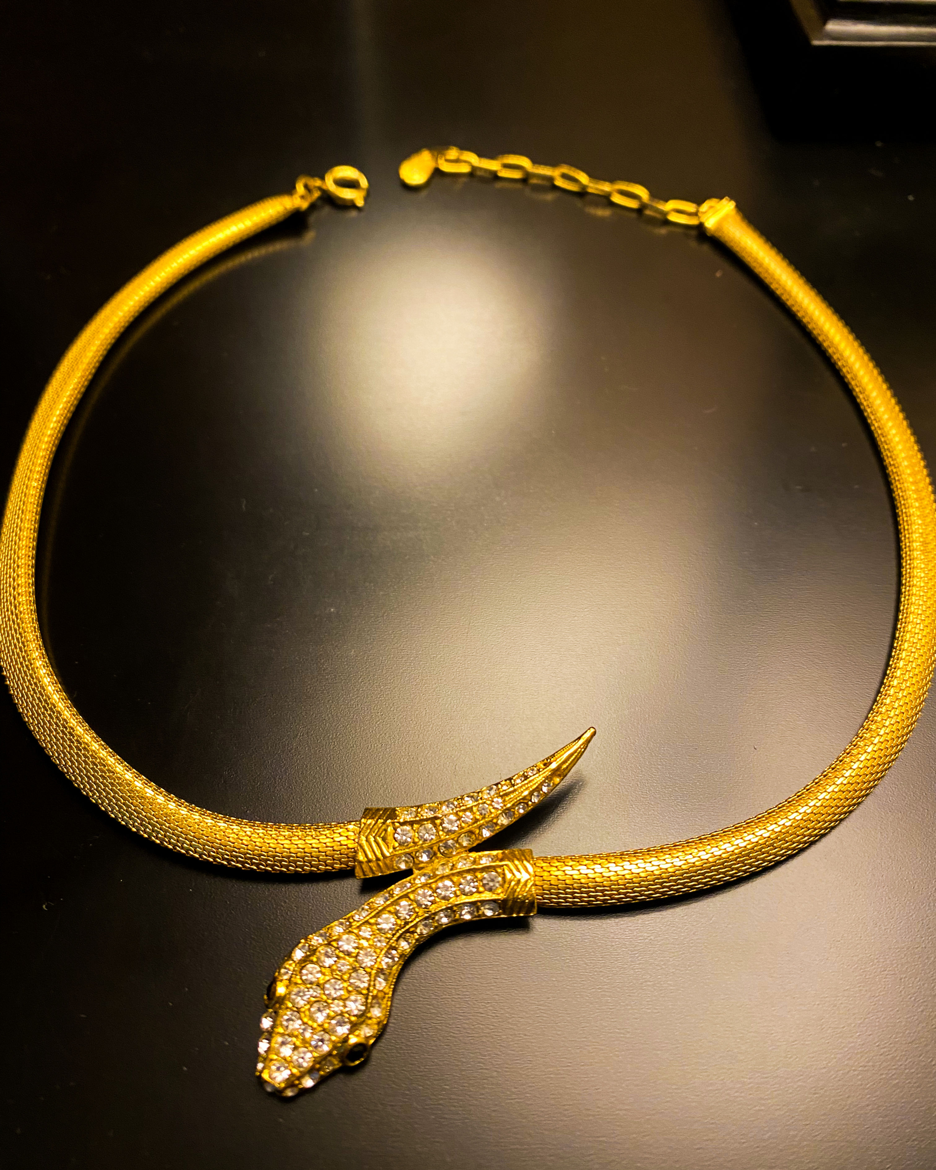 1980s Vintage Serpenti Collar Necklace