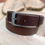 Thumbnail: Premium Italian Leather Men's Belt