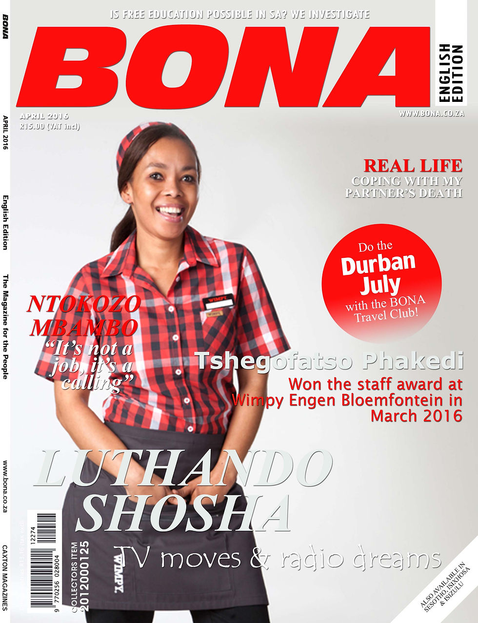 Bona Wimpy prize winner