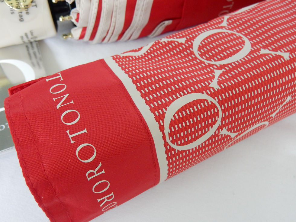 Thumbnail: OROTON SIGNATURE O ~ COMPACT UMBRELLA SIMPLE RED