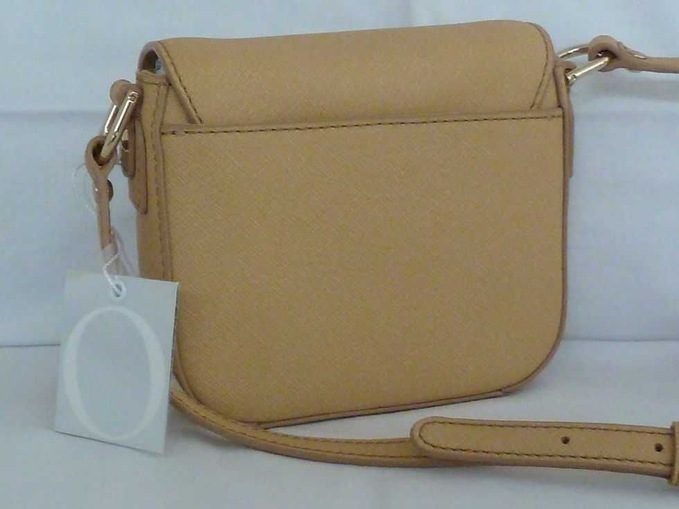 Thumbnail: OROTON METIER MINI CROSS BODY LEATHER BAG BISCOTI