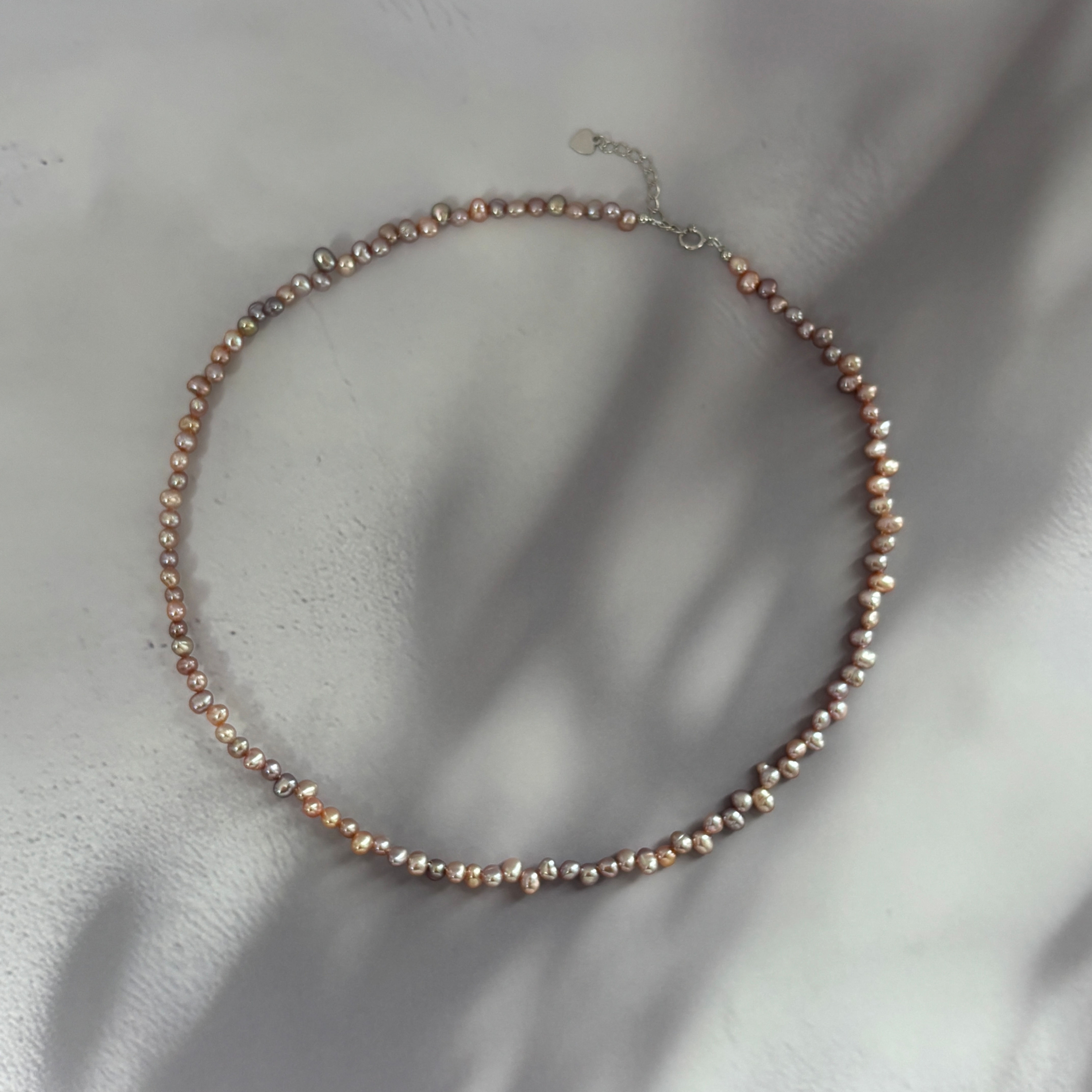 林(Lin) Pearl Necklace - Purple
