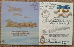 B-17 Multi Signed USAF Cover