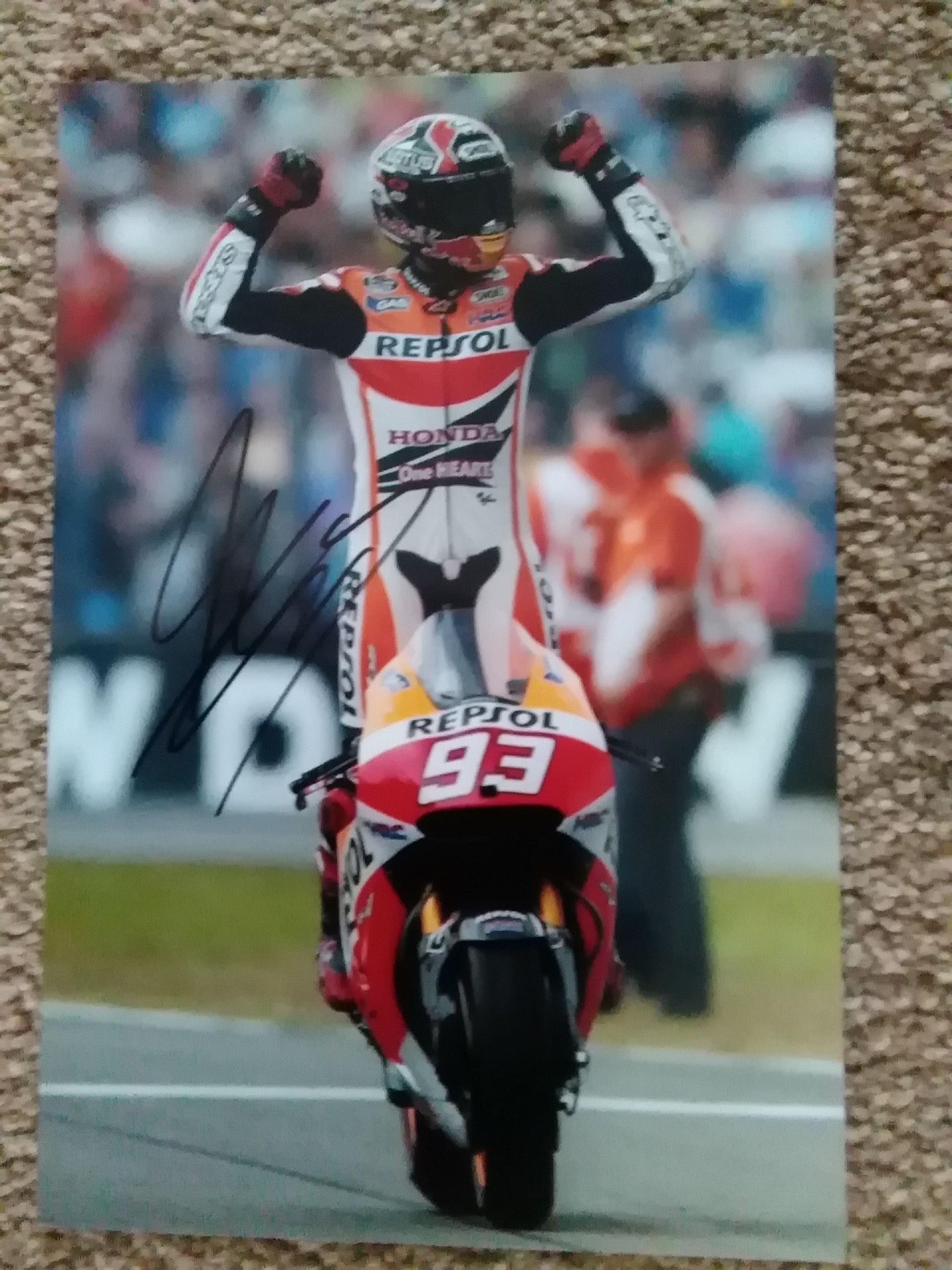 Marc Marquez Signed