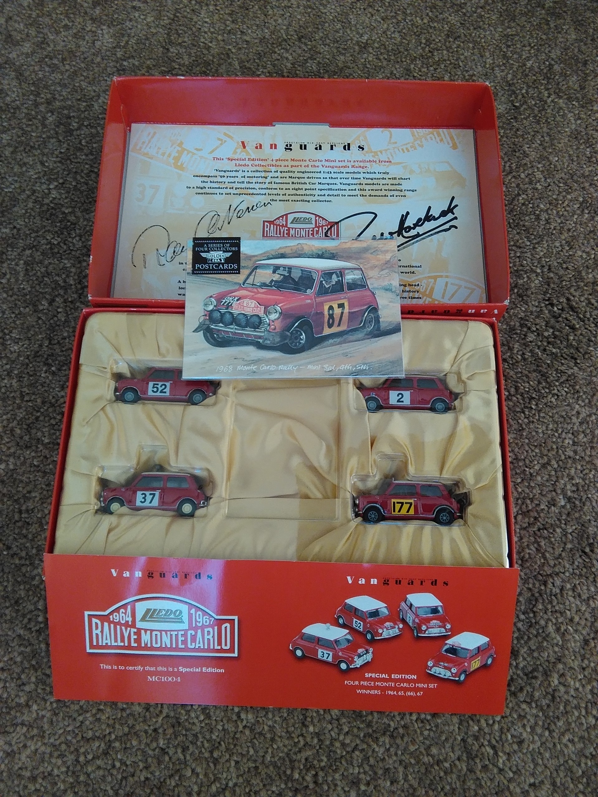SIGNED Lledo Monte Carlo Rally Set