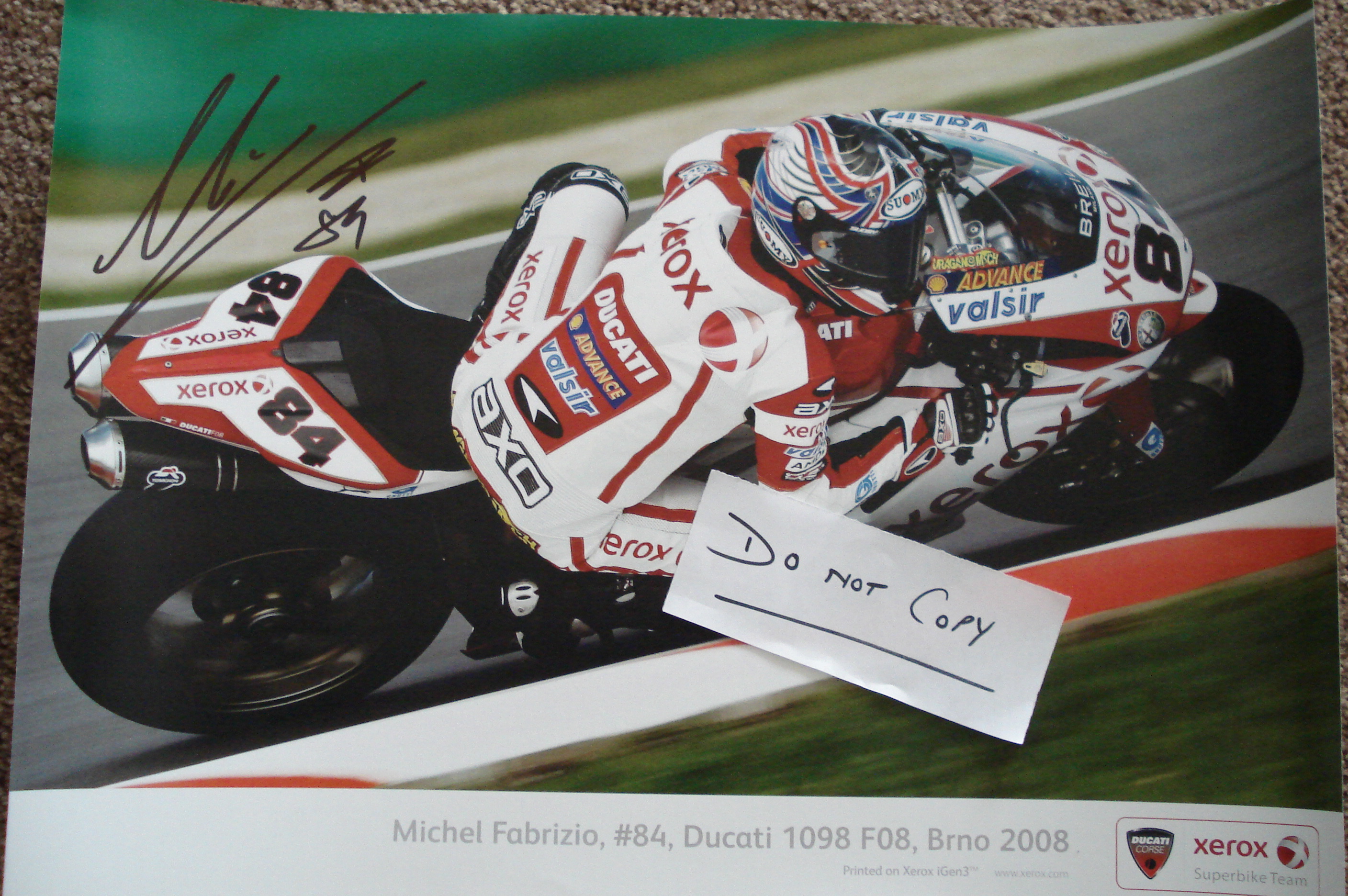 Michel Fabrizio 2008 Brno signed