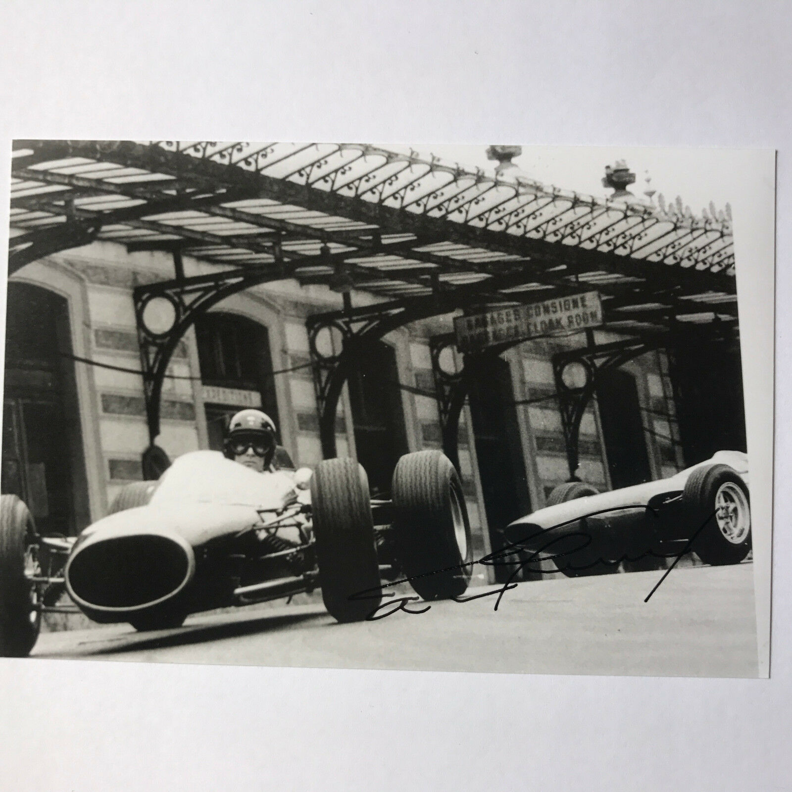 Dan Gurney Signed Monaco