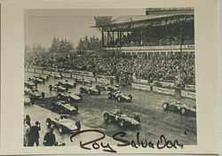 Roy Salvadori Signed 1962 German GP Nurburgring