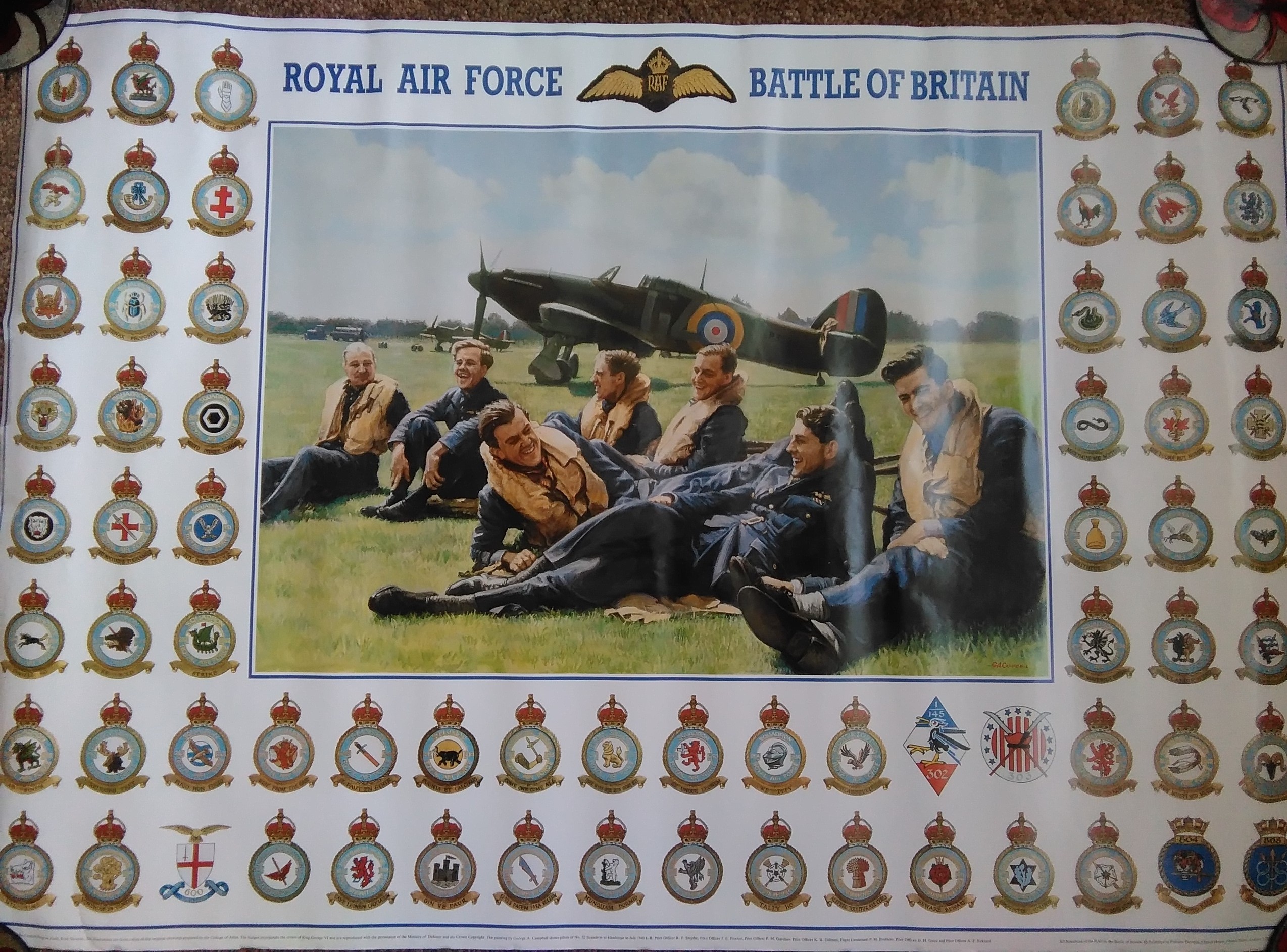 RAF Battle Of Britain Poster