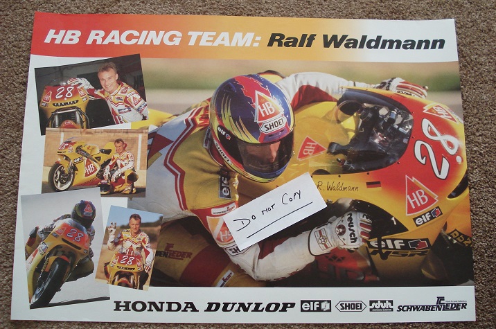 Ralf Waldmann HB Honda Poster