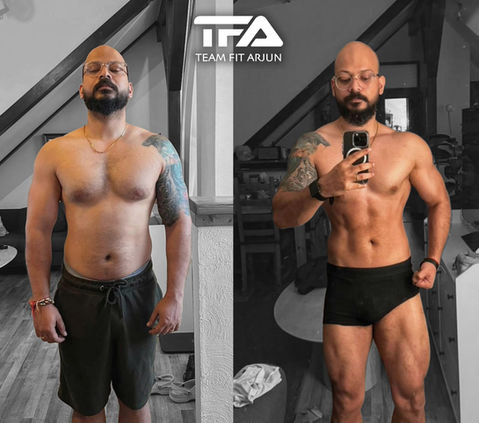Joining Team Fit Arjun has been the best decision I made for my health. The 2:1 coaching model gave me constant support — Arjun created the roadmap, and my execution coach was there every step to make sure I followed through. I’ve never felt more seen, supported, or in control of my body. This isn’t just fitness — it’s a lifestyle shift backed by real science and real people who care.”