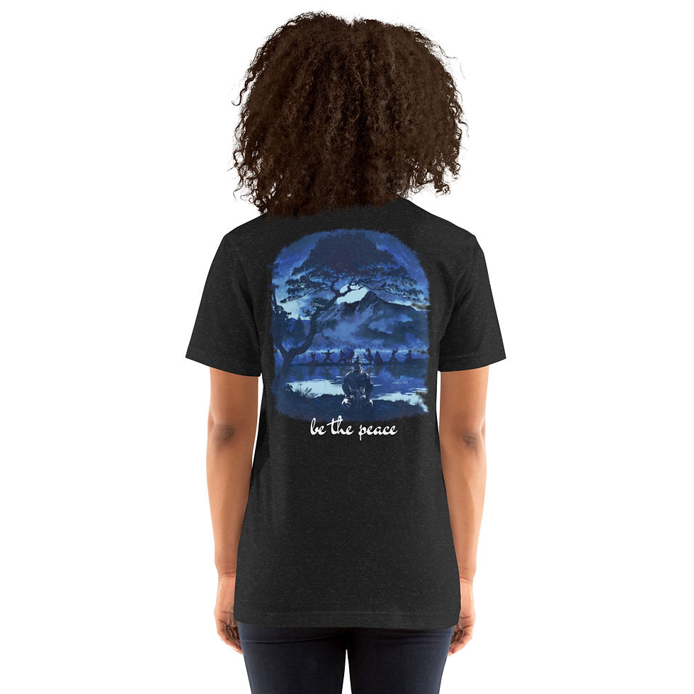 Thumbnail: One Dojo™ NIA ADULT UNISEX Lightweight Tee | Bella + Canvas 2