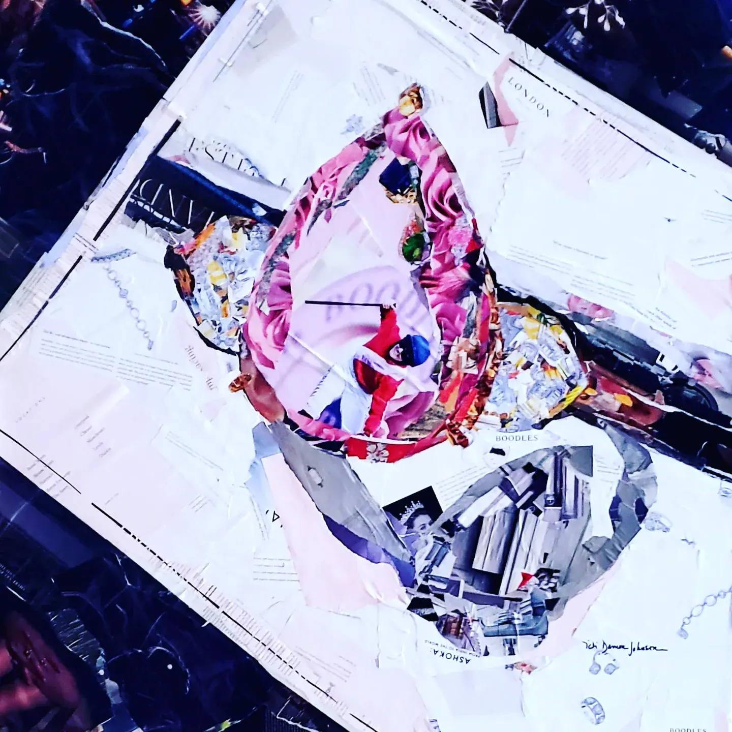 Rose Coloured Facets - Vicki Damon Johnson