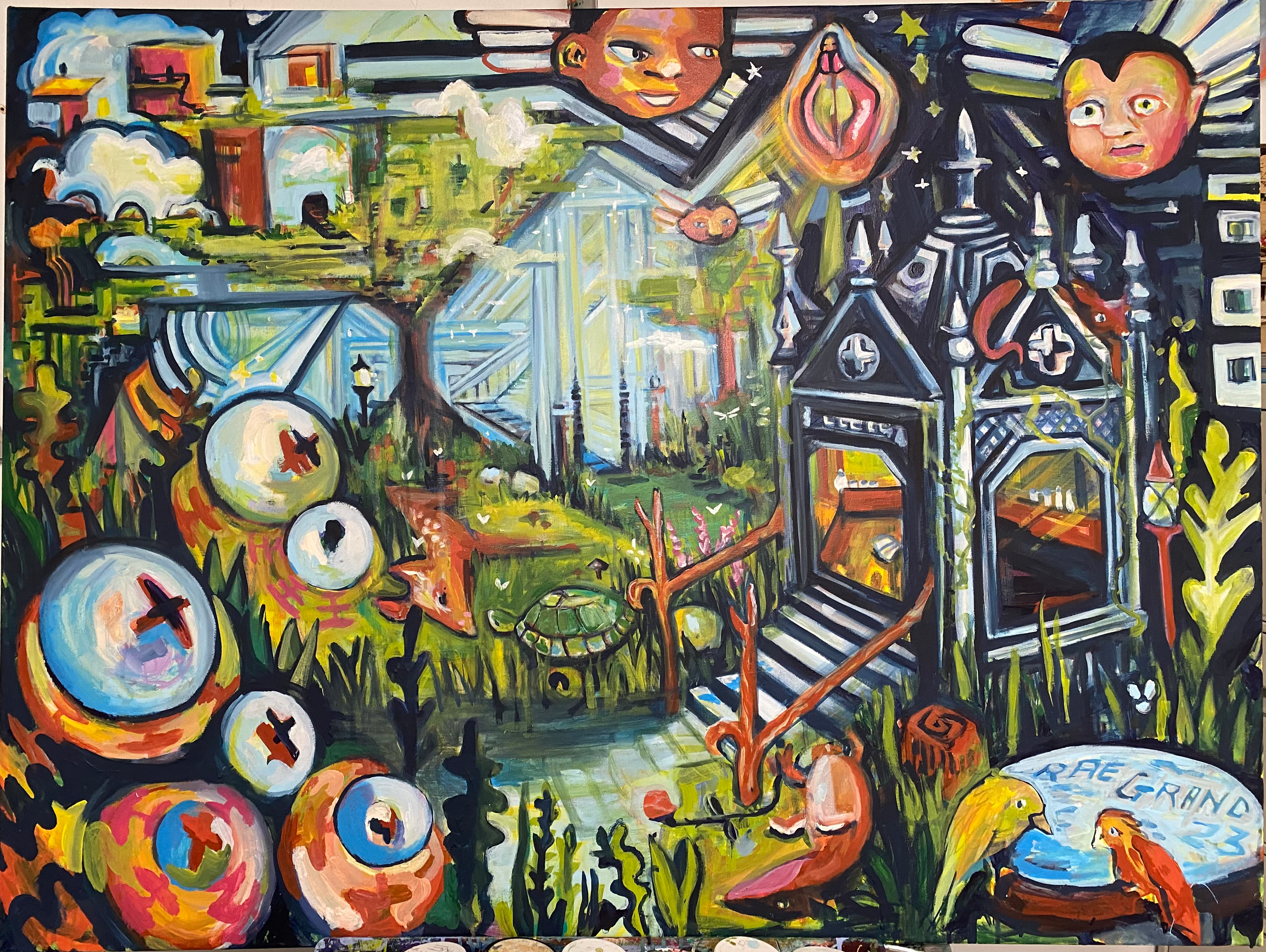 Turtle and the Deer - Rae Grand